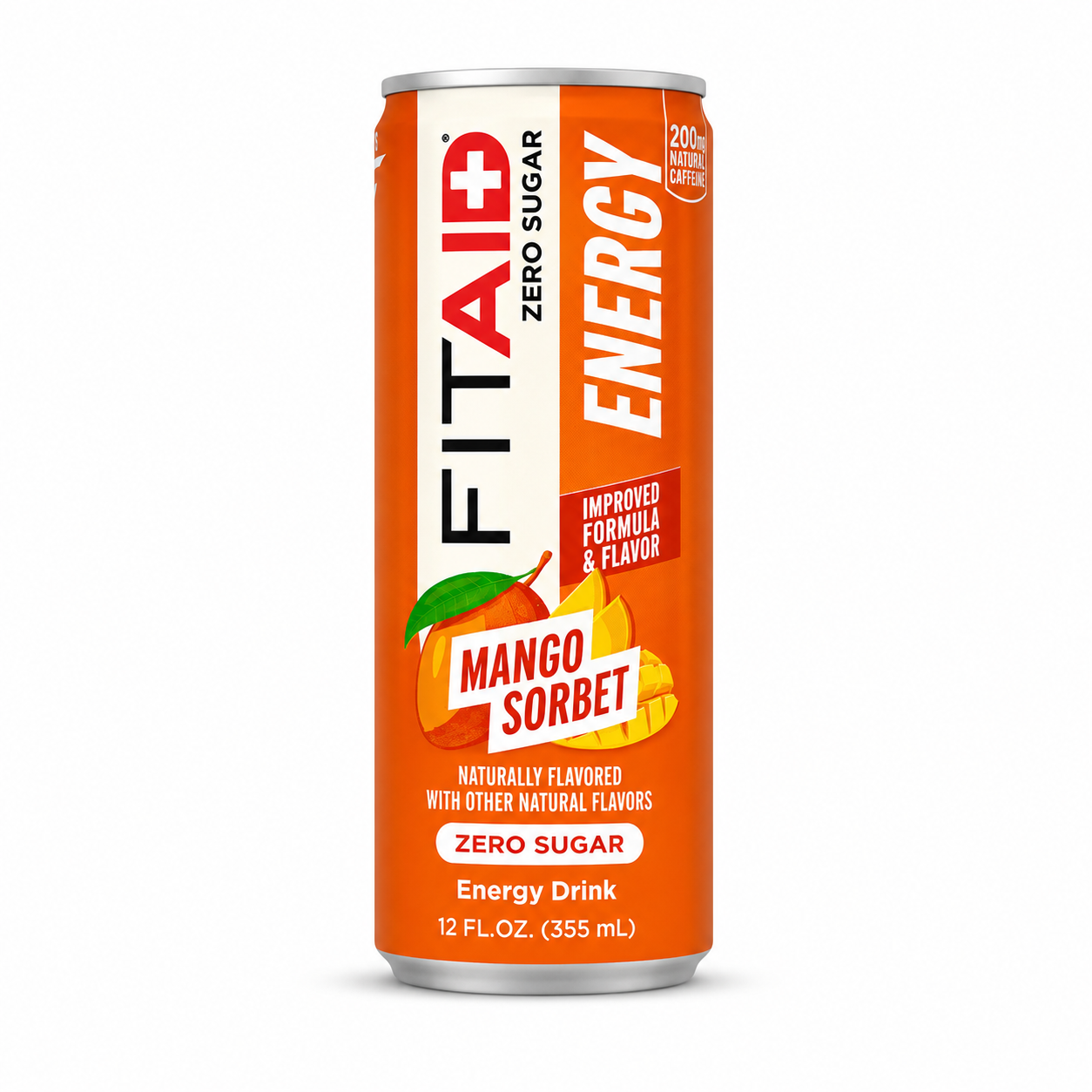 FITAID Energy Zero Sugar Drink – Mango Sorbet