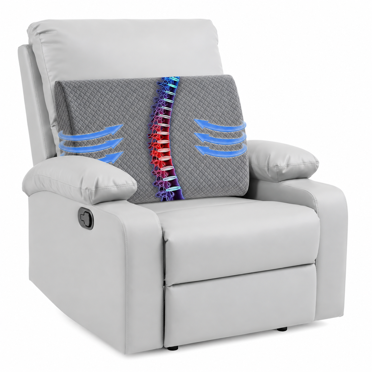 Lumbar Support Pillow for Recliner Chair