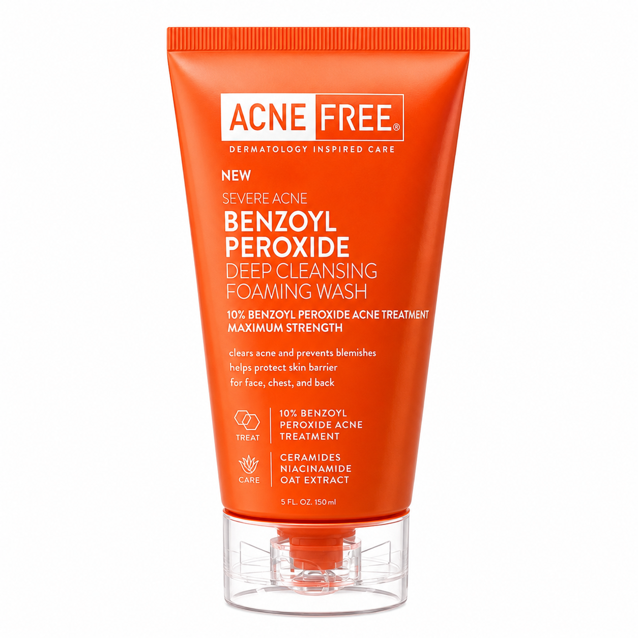 Benzoyl Peroxide Deep Cleansing Foaming