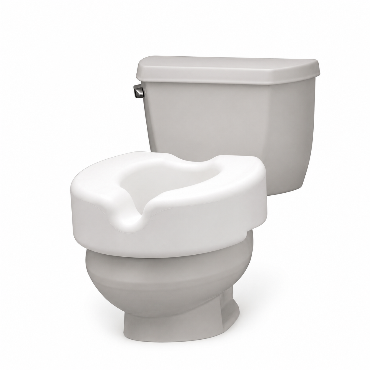 Raised Toilet Seat - 5" Non Locking